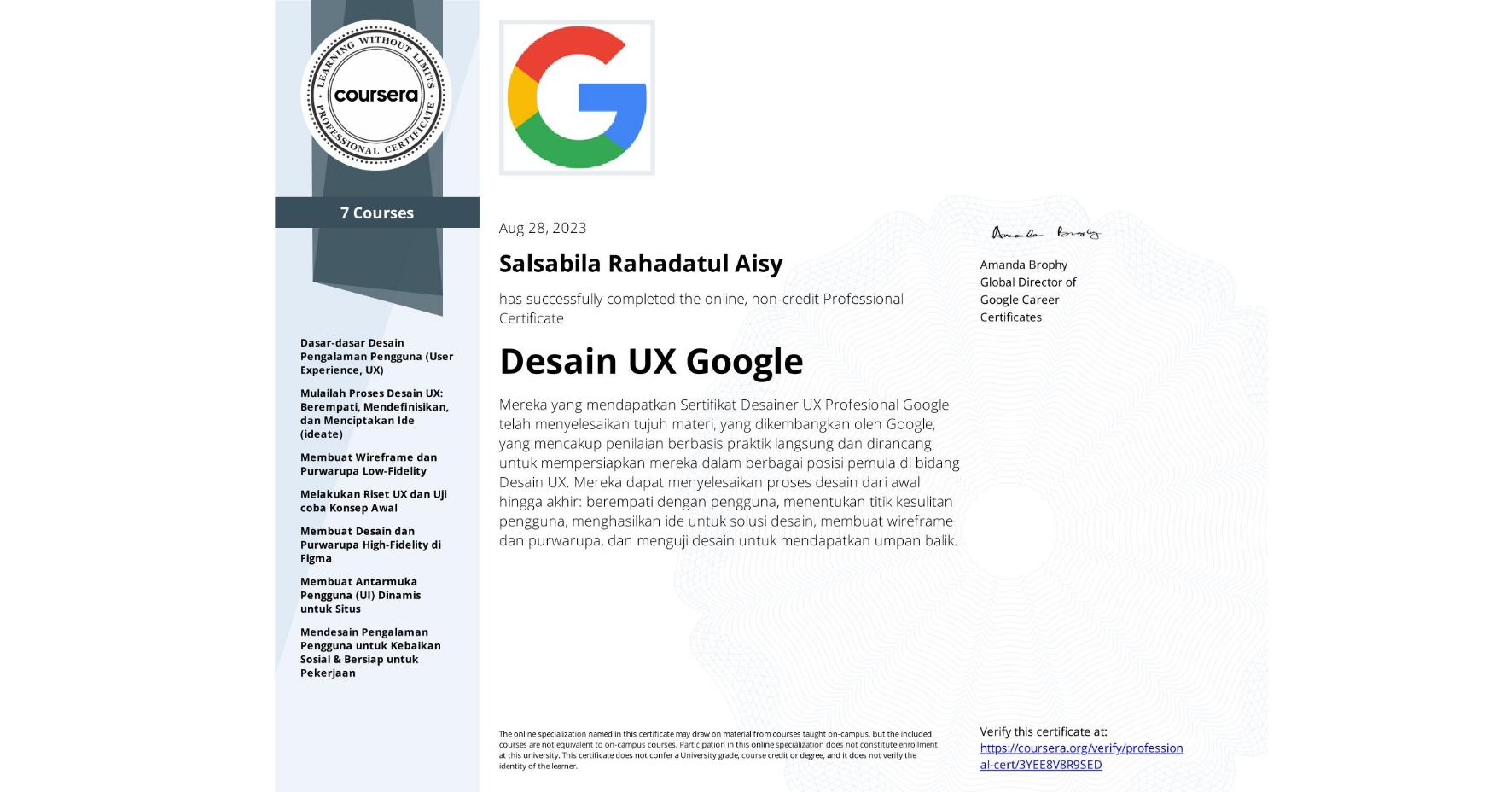 API Testing Certificate